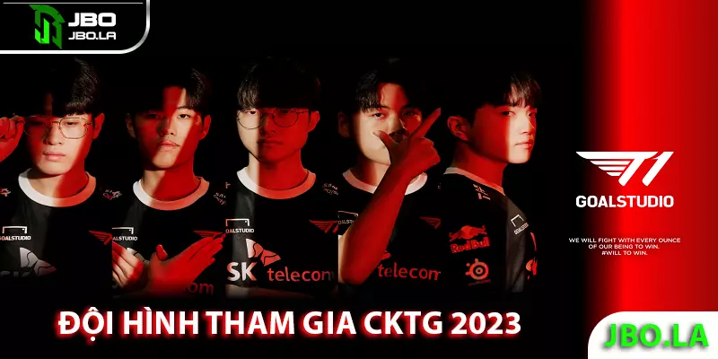 Đội hình chính SKT tham dự thi đấu CKTG 2023